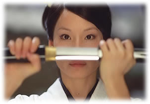 Lucy Liu as Japanese samurai warrior O-Ren Ishi