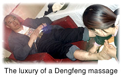 The luxury of a Dengfeng massage