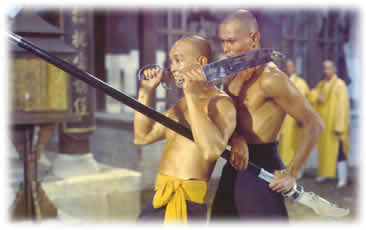 Gordon Liu as Monk San Te in THE 36TH CHAMBER OF SHAOLIN