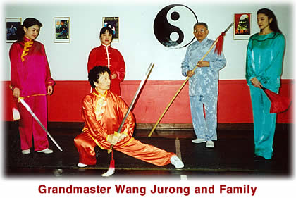 Grandmaster Wang Jurong and Family