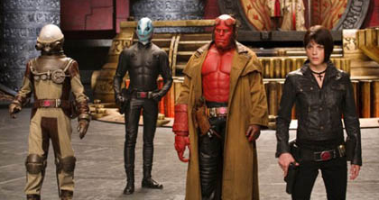 The quartet of Hellboy heroes