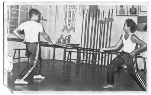 Staff, 1972. Grandmaster Lee is on the right.