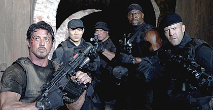 testosterone-driven stars of THE EXPENDABLES