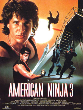 One-sheet theatrical poster for American Ninja 3.