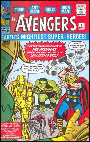 THE AVENGERS issue 1 published in 1963