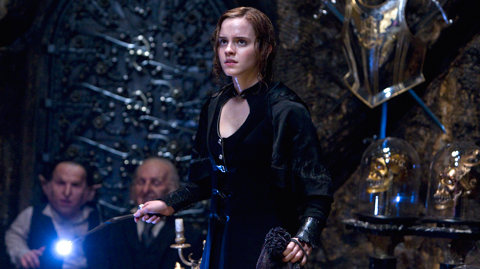 Emma Watson as Hermione in HARRY POTTER AND THE DEATHLY HALLOWS PART 2
