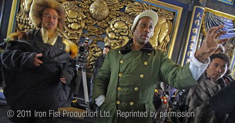 RZA Directing MAN WITH THE IRON FISTS