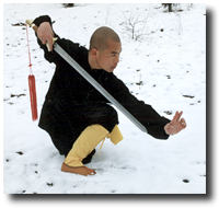 Shaolin Sword & snow