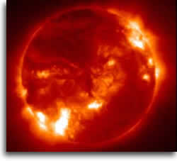 Sunspot activity October 22nd 2003