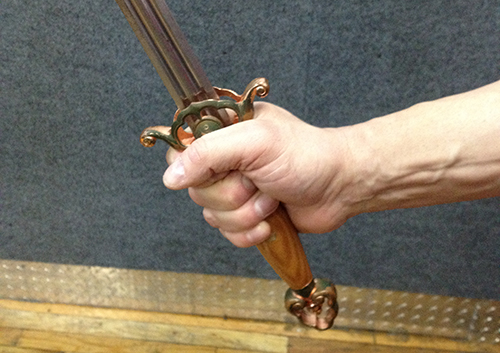The "contact guard" grip