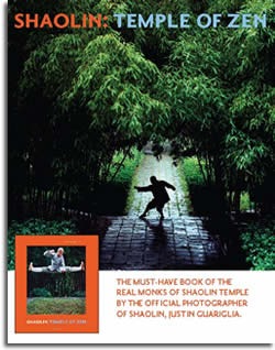The Must-have book of the real monks of Shaolin Temple by the official photographer of Shaolin, Justin Guariglia