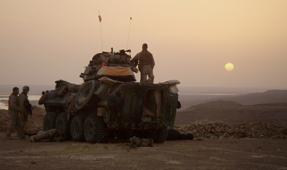 Sunset over Iraq